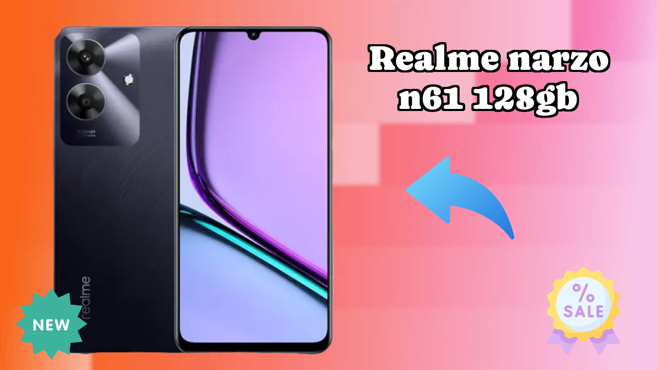 Realme Narzo N61 128GB Display Technology: IPS LCD Quality