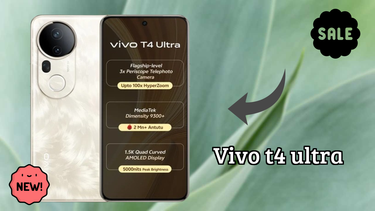 Vivo T4 Ultra at ₹37,199 - Best Features Explained