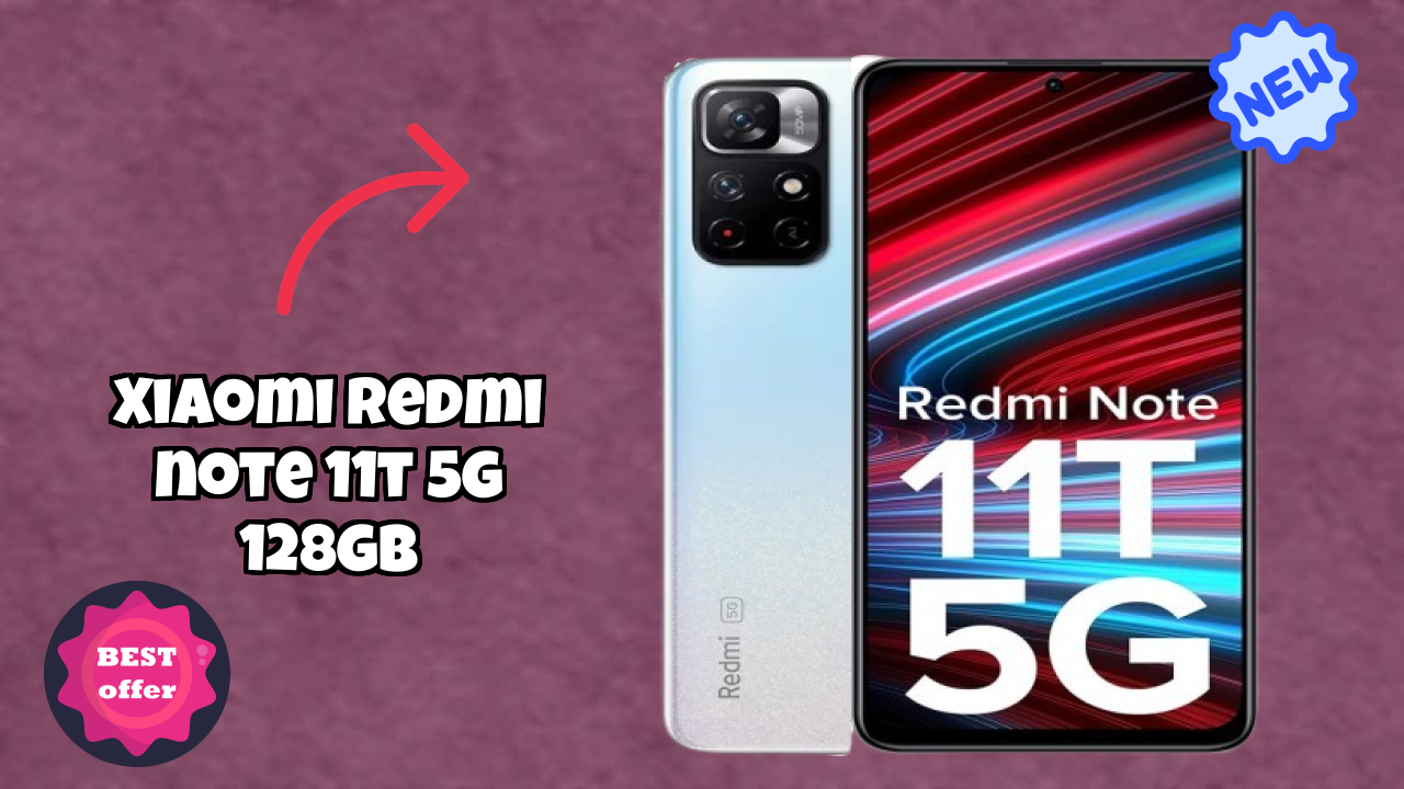 Xiaomi Redmi Note 11T 5G 128GB Battery Life: 5000 MAh Charging Speed